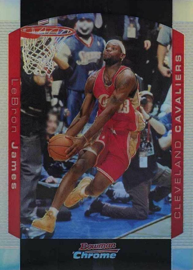 2004 Bowman LeBron James #23 Basketball Card