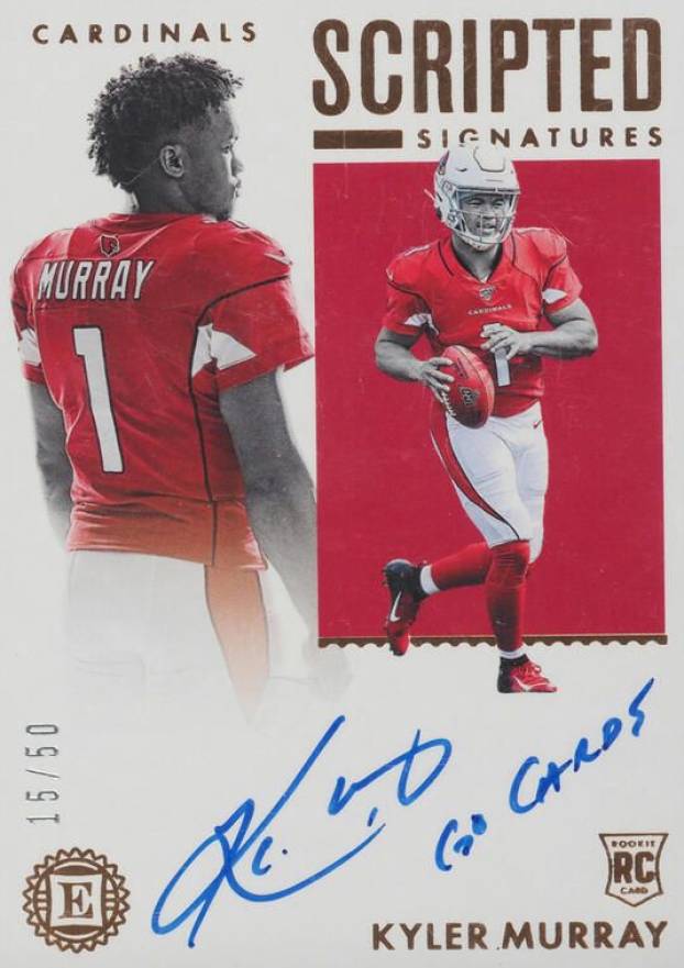 2019 Panini Encased Scripted Signatures Kyler Murray #KMU Football Card