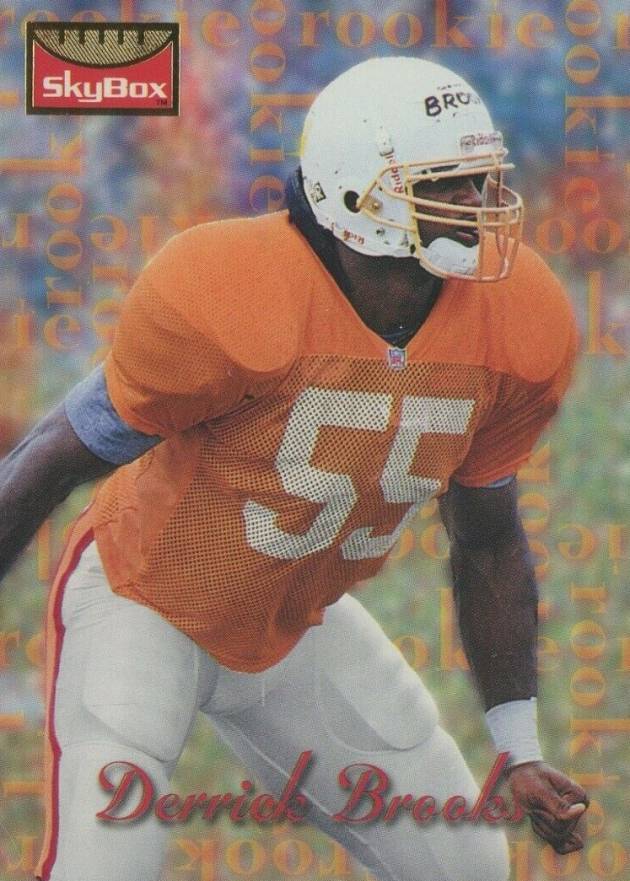 1995 Skybox Premium Derrick Brooks #180 Football Card