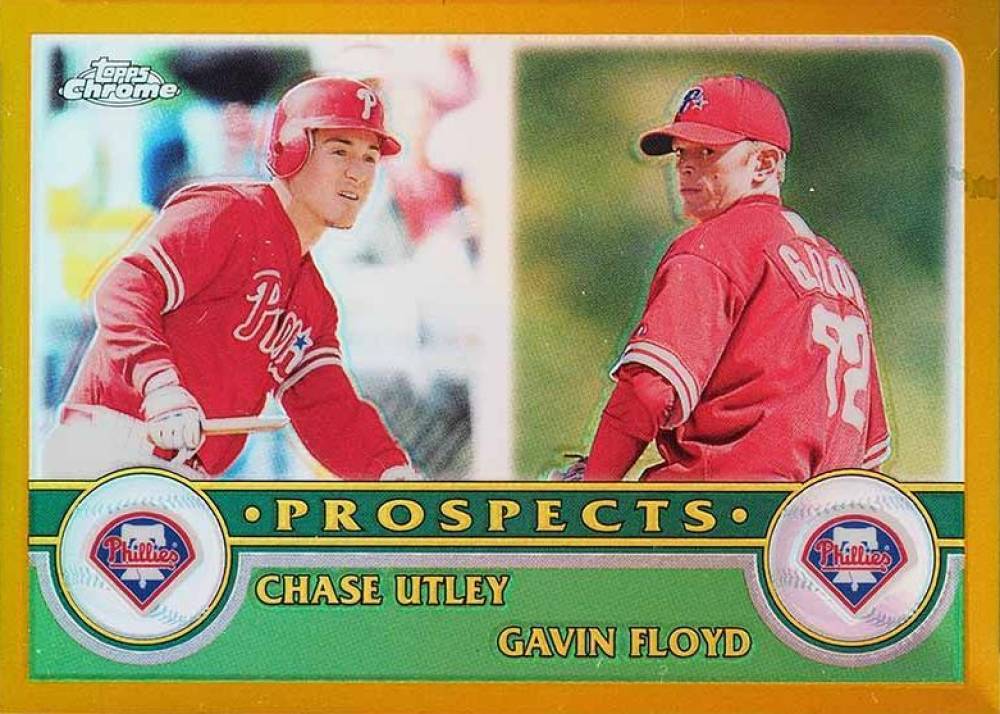 2003 Topps Chrome Chase Utley/Gavin Floyd #438 Baseball Card