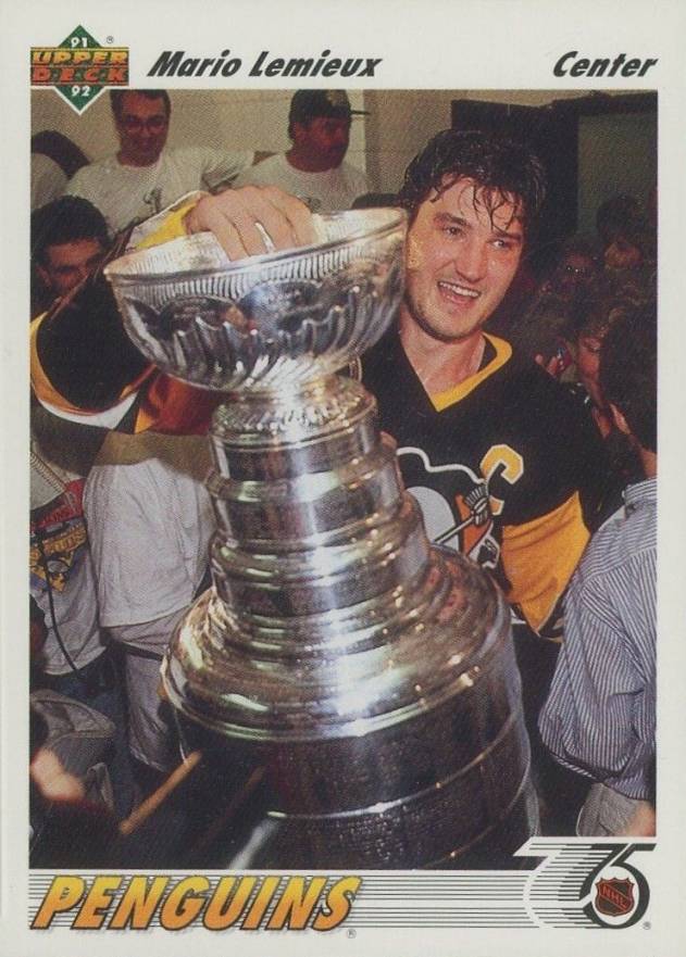 1991 Upper Deck Mario Lemieux #156 Hockey Card