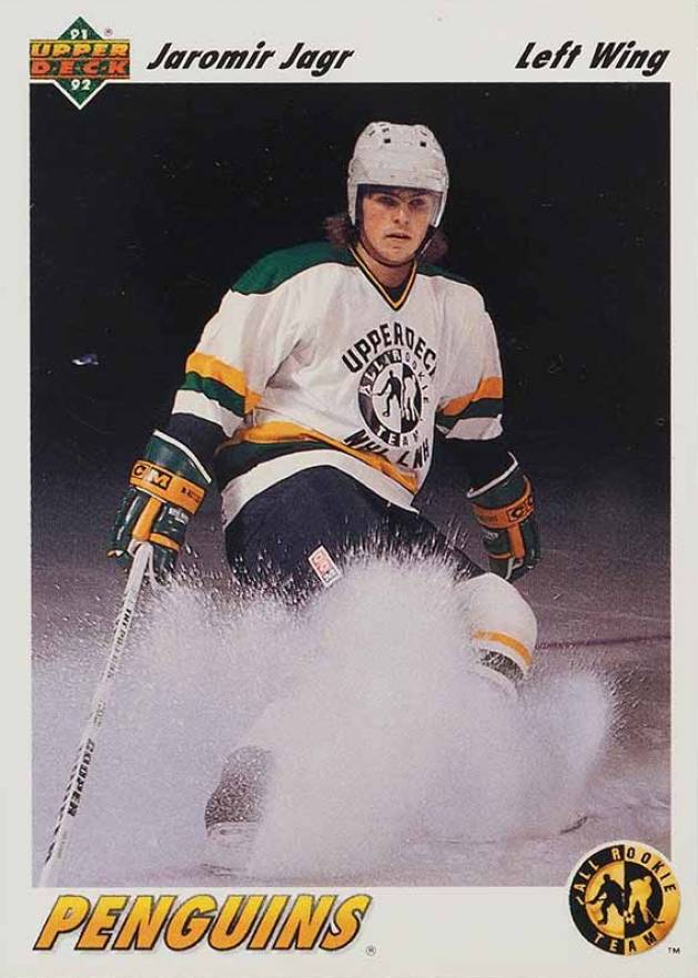 1991 Upper Deck Jaromir Jagr #42 Hockey Card