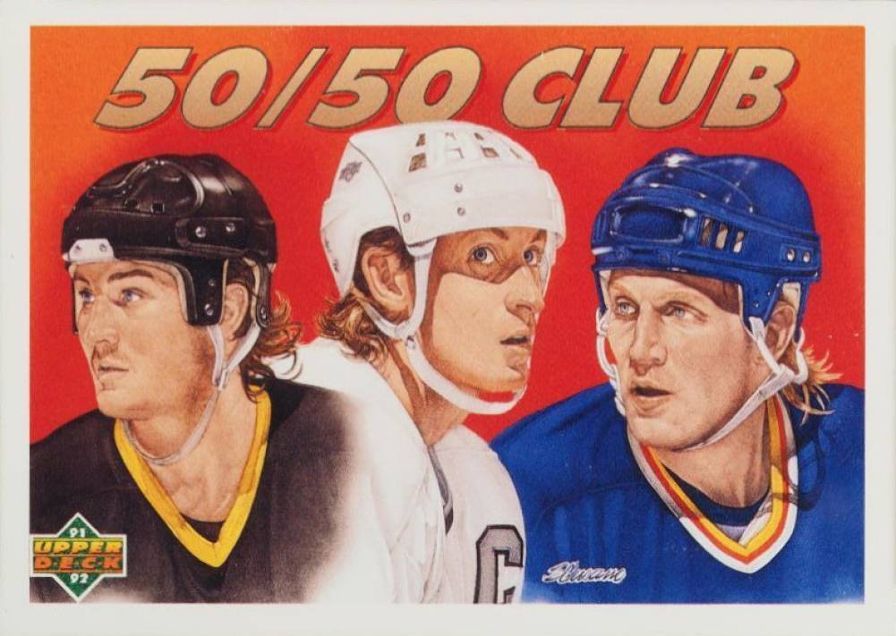 1991 Upper Deck The 50/50 Club #45 Hockey Card