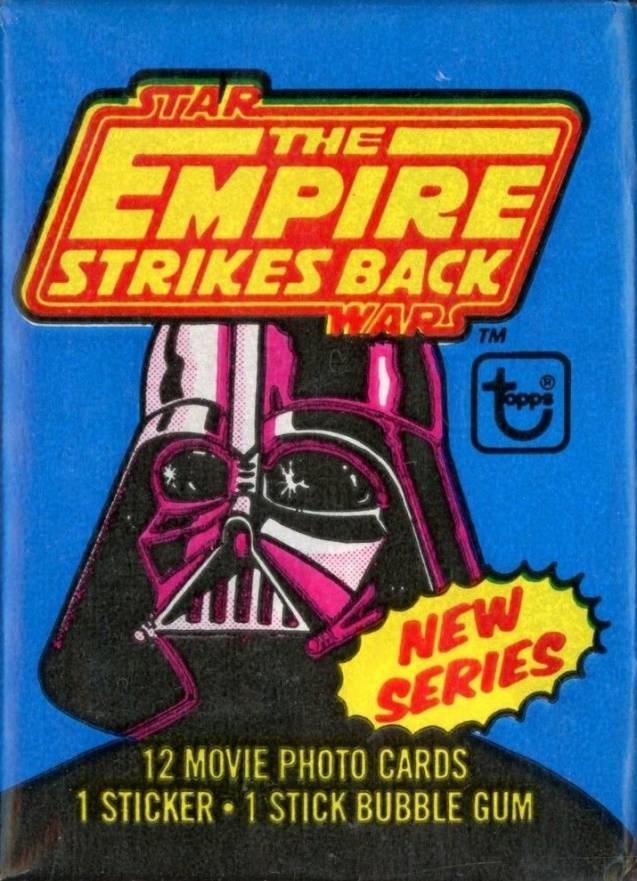 1980 Star Wars Empire Strikes Back Wax Pack #WP-2 Non-Sports Card