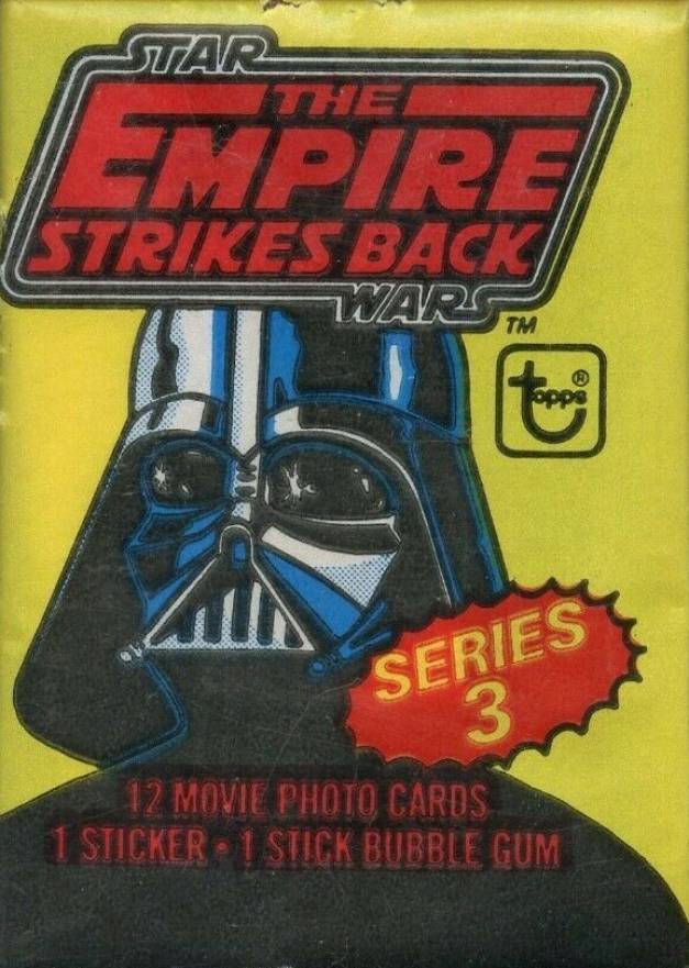 1980 Star Wars Empire Strikes Back Wax Pack #WP-3 Non-Sports Card