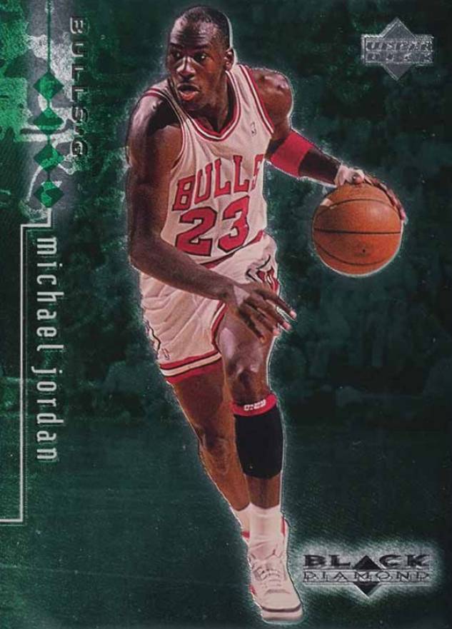 1998 Upper Deck Black Diamond Michael Jordan #4 Basketball Card