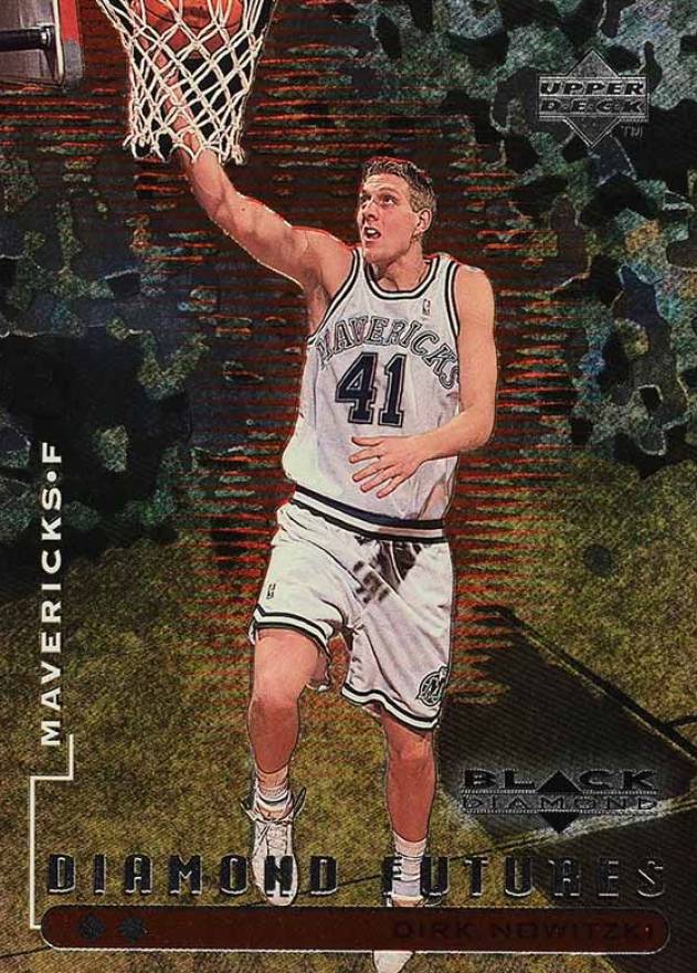 1998 Upper Deck Black Diamond Dirk Nowitzki #92 Basketball Card