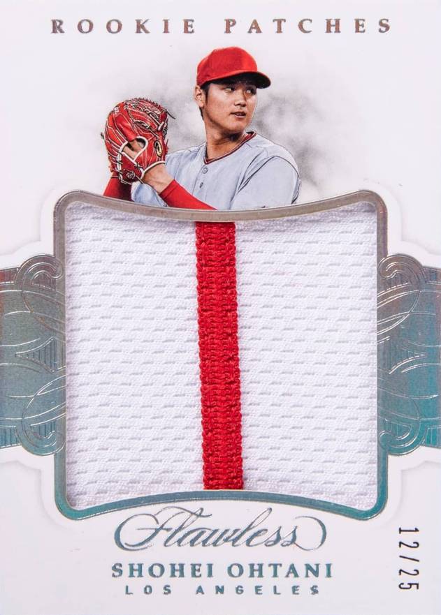 2018 Panini Flawless Rookie Patches Shohei Ohtani #RP-SO1 Baseball Card