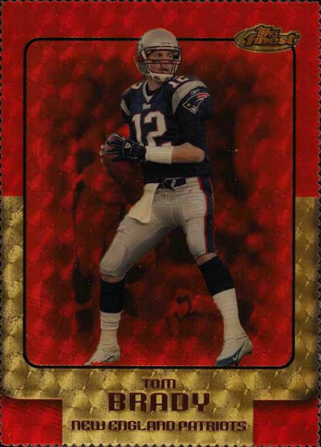 2006 Finest Tom Brady #105 Football Card