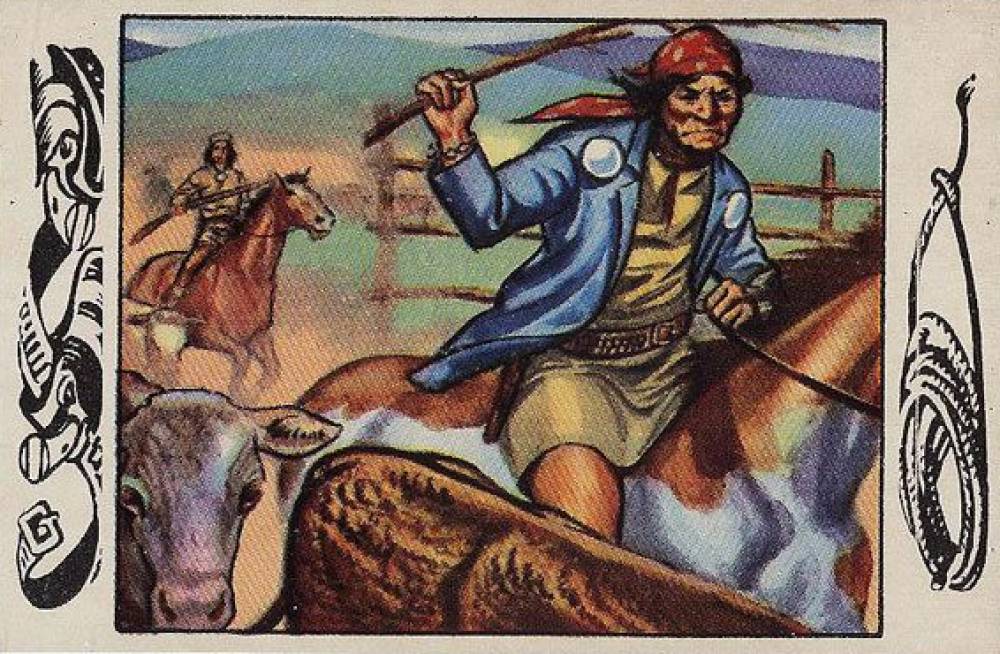 1953 Frontier Days Geronimo #108 Non-Sports Card