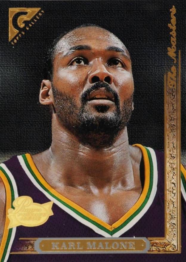 1996 Stadium Club Gallery Player's Private Issue Karl Malone #14 Basketball Card