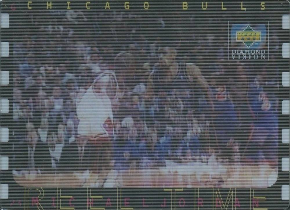 1997 Upper Deck Diamond Vision Reel Time Michael Jordan #RT1 Basketball Card