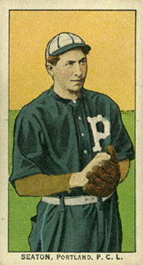 1911 Obak Red Back Seaton, Portland, P.C.L. # Baseball Card