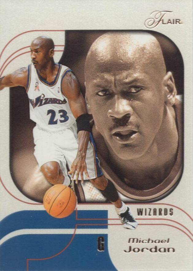 2002 Flair Michael Jordan #69 Basketball Card