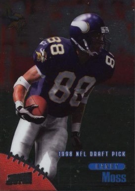 1998 Stadium Club One of A Kind Randy Moss #189 Football Card