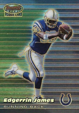 1999 Bowman's Best Edgerrin James #115 Football Card