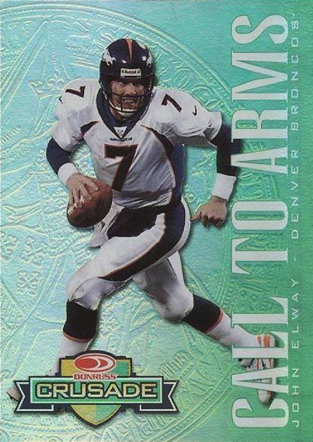 1998 Leaf R & S Crusade John Elway #9 Football Card