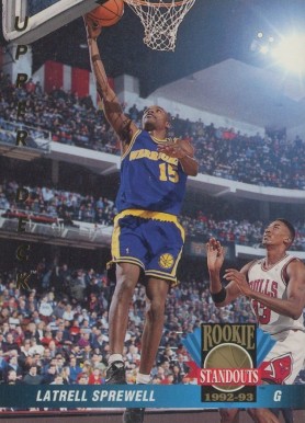 1992 Upper Deck Rookie Standouts Latrell Sprewell #RS5 Basketball Card