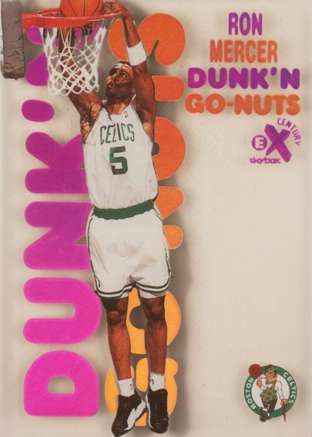 1998 Skybox E-X Century Dunk 'N Go Nuts Ron Mercer #19DG Basketball Card