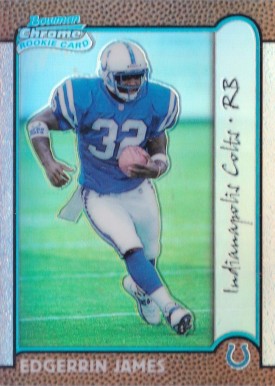 1999 Bowman Chrome Edgerrin James #161 Football Card