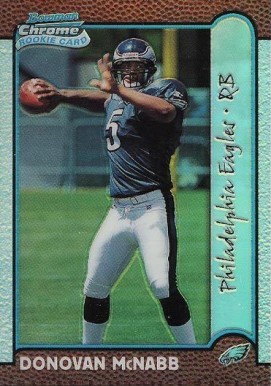 1999 Bowman Chrome Donovan McNabb #168 Football Card