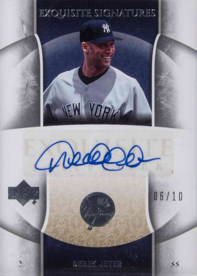 2006 Upper Deck Exquisite Collection Derek Jeter #92 Baseball Card