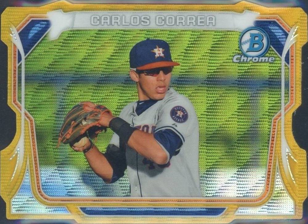 2014 Bowman Chrome Mini Chrome Carlos Correa #MC-CC Baseball Card