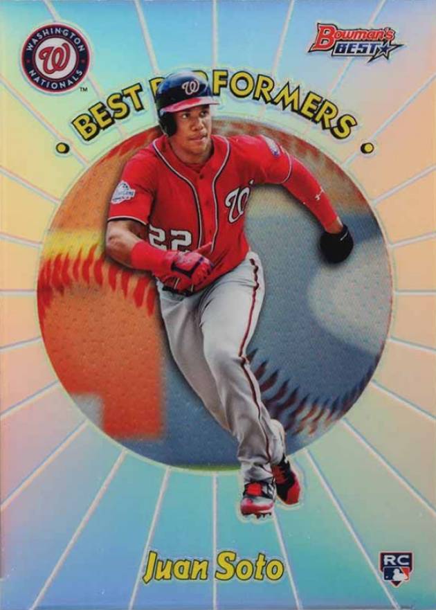 2018 Bowman's Best 1998 Best Performers Juan Soto #JS Baseball Card