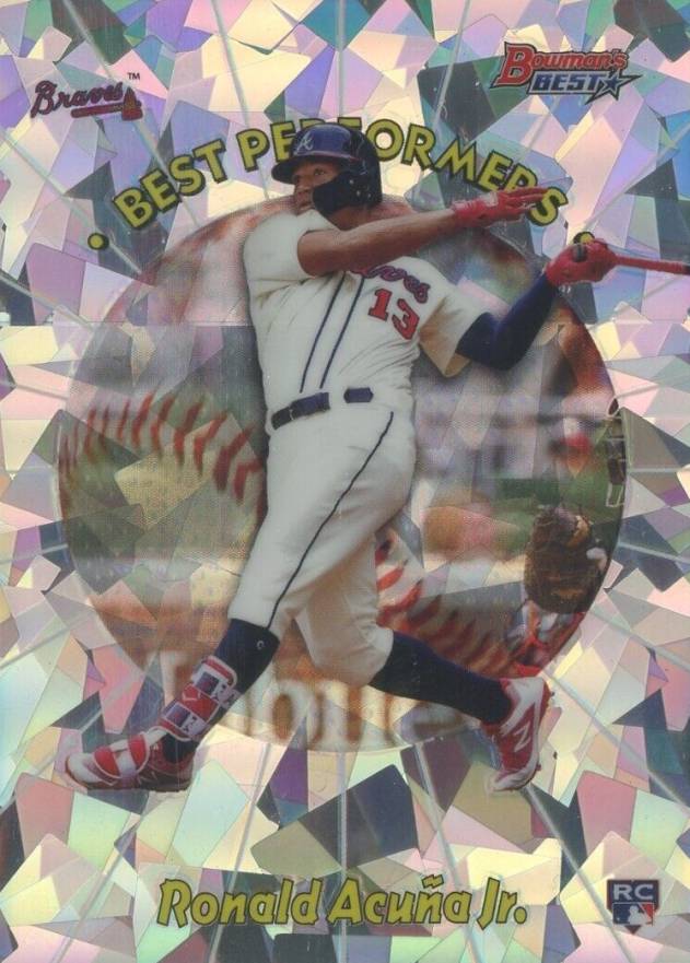 2018 Bowman's Best 1998 Best Performers Ronald Acuna Jr. #RAJ Baseball Card