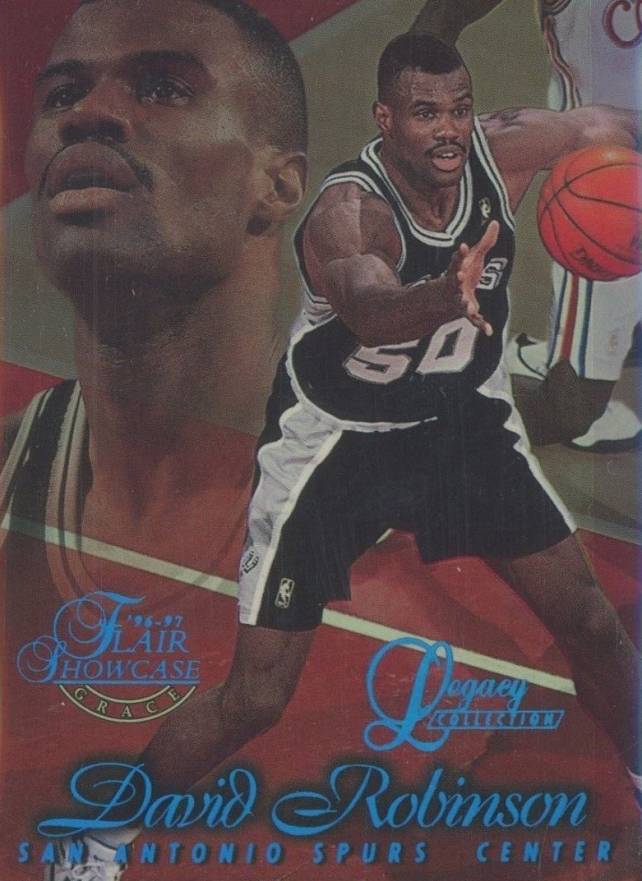 1996 Flair Showcase Legacy Collection David Robinson #6 Basketball Card