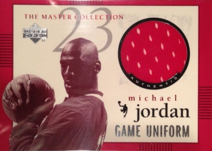1999 Upper Deck MJ Master Collection Mystery Pack Inserts Game Uniform #MJGU1 Basketball Card