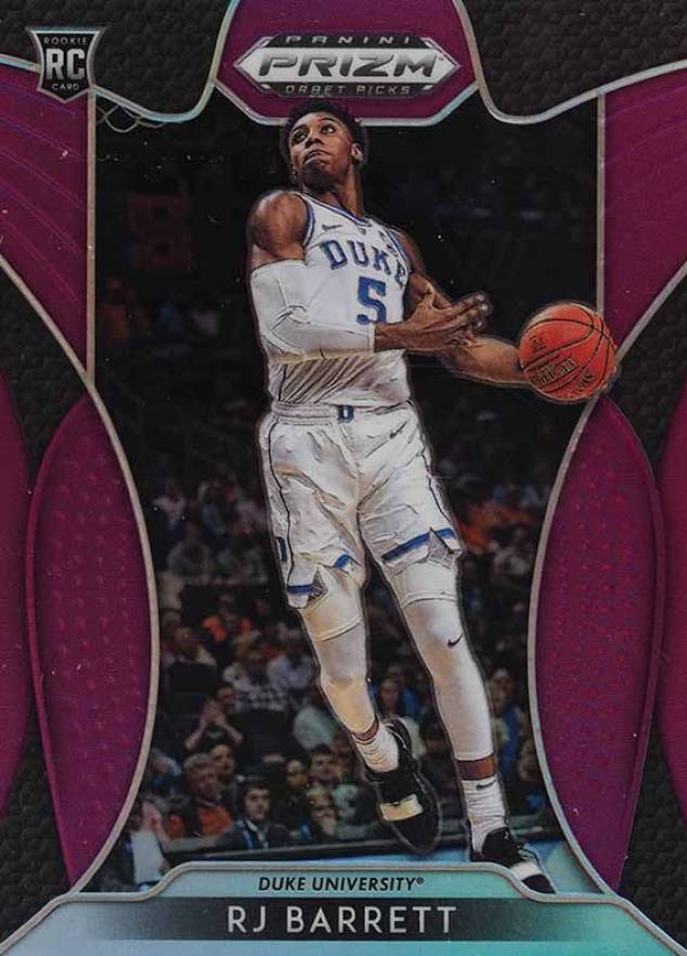 2019 Panini Prizm Draft Picks RJ Barrett #3 Basketball Card