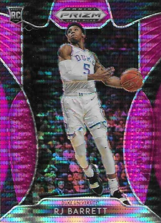 2019 Panini Prizm Draft Picks RJ Barrett #3 Basketball Card