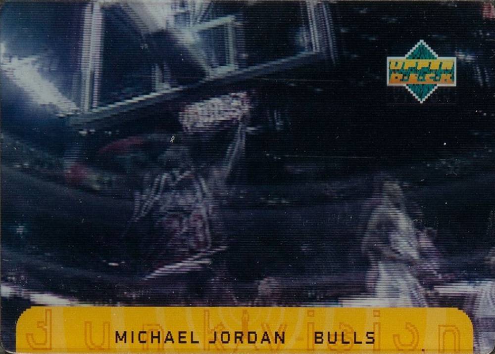 1997 Upper Deck Diamond Vision Dunk Vision Michael Jordan #D1 Basketball Card
