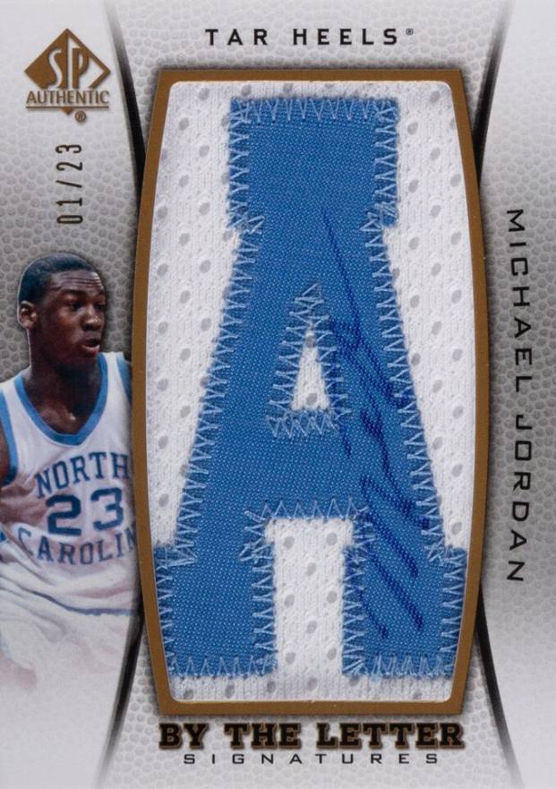 2012 SP Authentic By the Letter Signatures Michael Jordan #BL-MJ Basketball Card