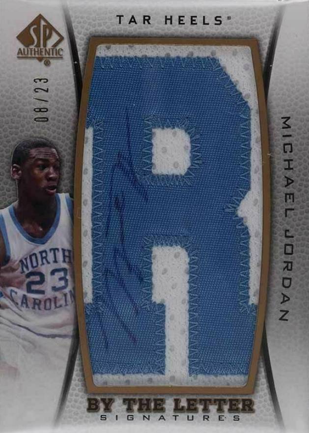 2012 SP Authentic By the Letter Signatures Michael Jordan #BL-MJ Basketball Card