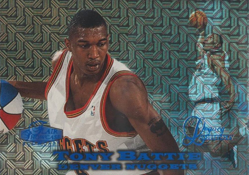 1997 Flair Showcase Legacy Collection Tony Battie #40 Basketball Card