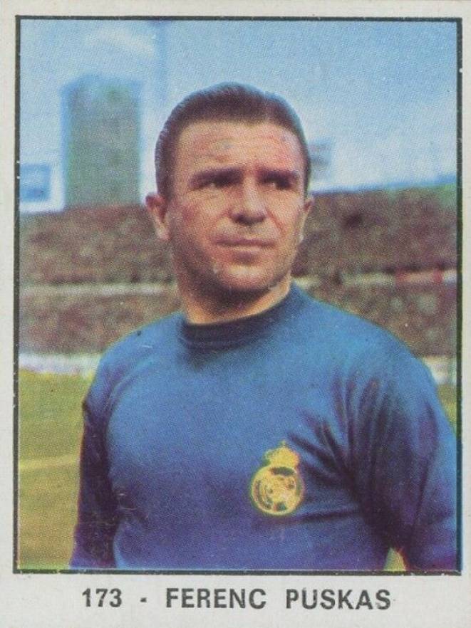 1966 Panini Campioni Dello Sport Ferenc Puskas #173 Soccer Card