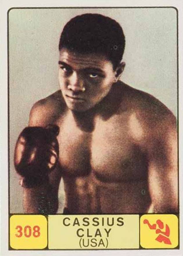 1968 Panini Campioni Dello Sport Cassius Clay #308 Other Sports Card