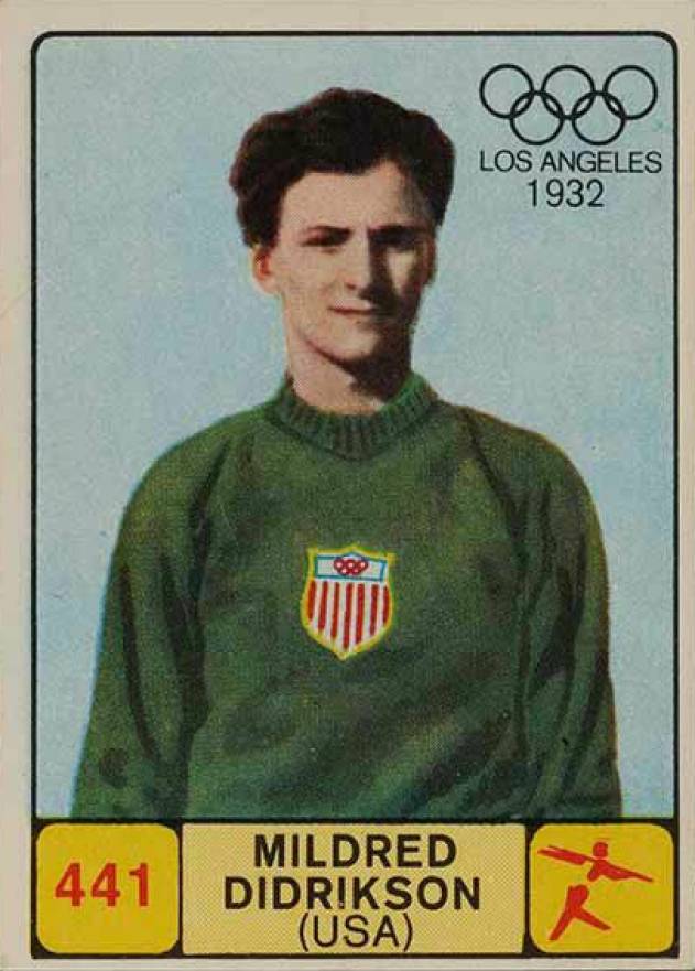 1968 Panini Campioni Dello Sport Mildred Didrikson #441 Other Sports Card