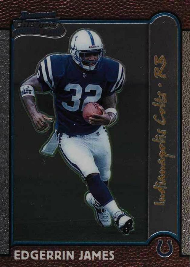 1999 Bowman Chrome Edgerrin James #161 Football Card