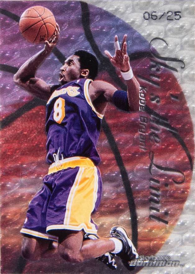 1999 Skybox Dominion Sky's the Limit Kobe Bryant #8 Basketball Card