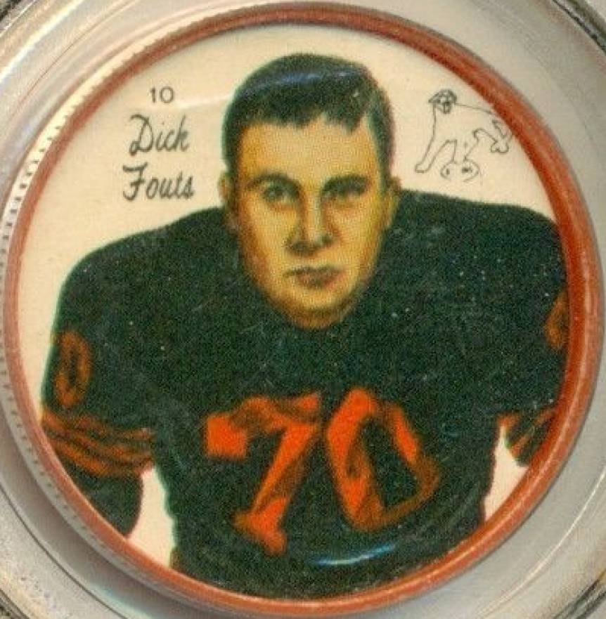 1964 Nalley's Coins Dick Fouts #10 Football Card