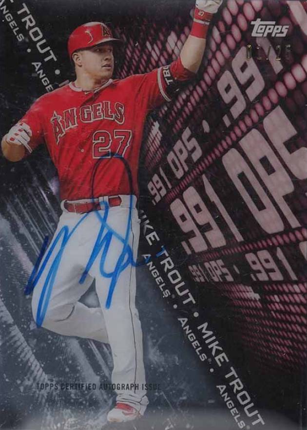 2016 Topps High Tek Highlights Mike Trout #H-MT Baseball Card