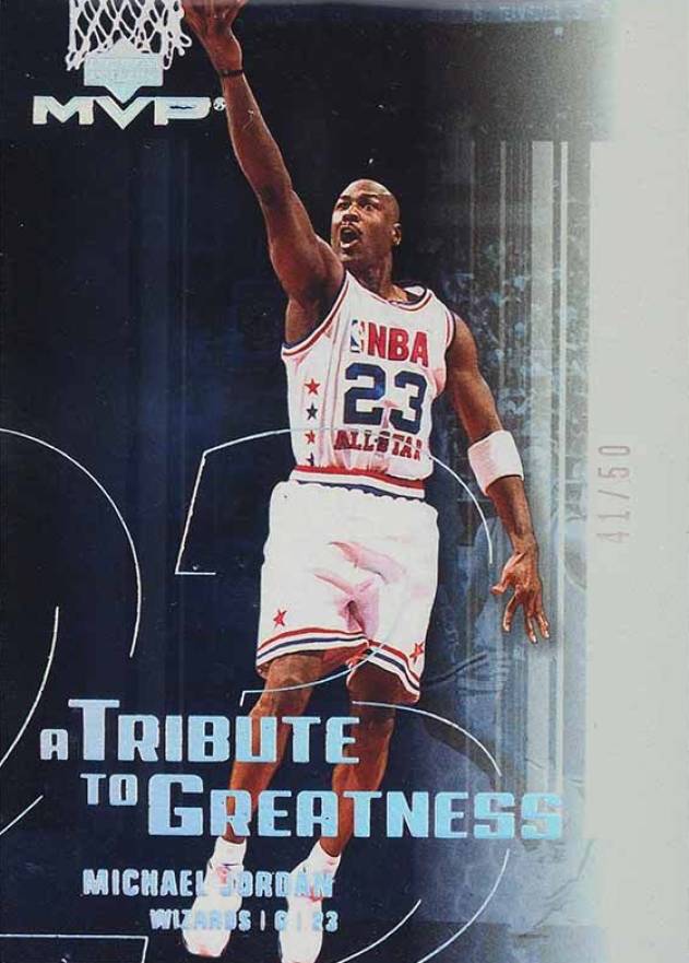 2003 Upper Deck MVP A Tribute to Greatness Michael Jordan #MJ2 Basketball Card