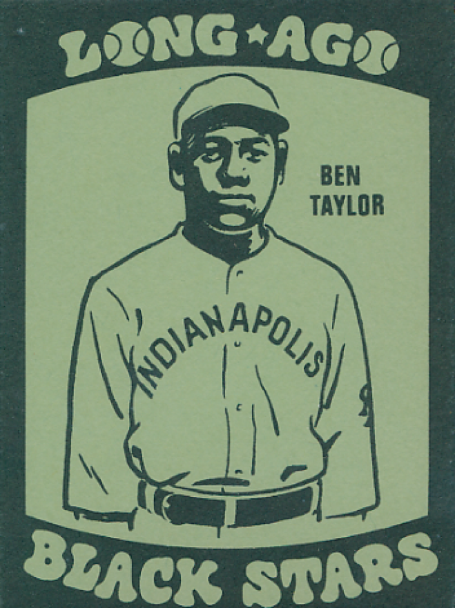 1978 Laughlin Long Ago Black Stars Ben Taylor #12 Baseball Card