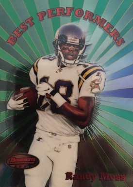 1998 Bowman's Best Best Performers Randy Moss #BP5 Football Card