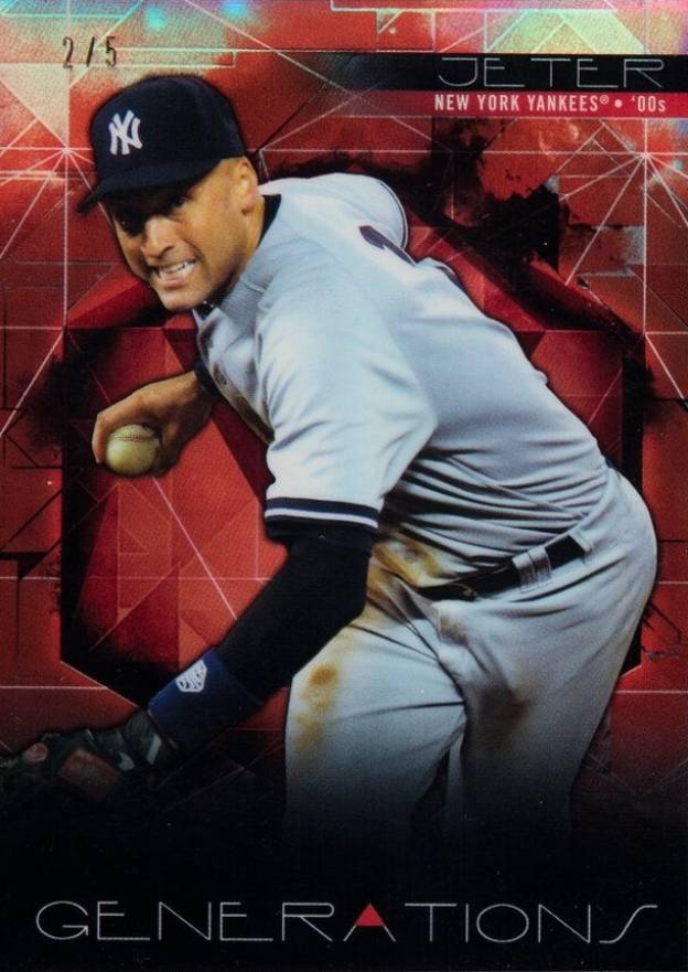 2015 Finest Generations Derek Jeter #FG-38 Baseball Card