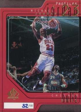 1997 SP Authentic Profiles Michael Jordan #P1 Basketball Card