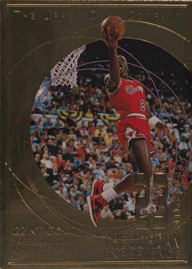 1997 Upper Deck 22K Gold 23 Nights/23000 #MJ Basketball Card